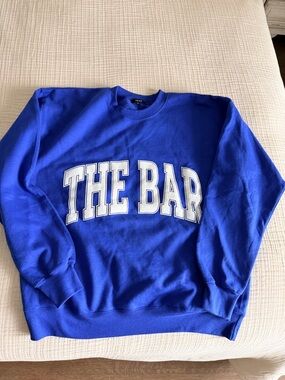 The Bar cobalt blue sweatshirt